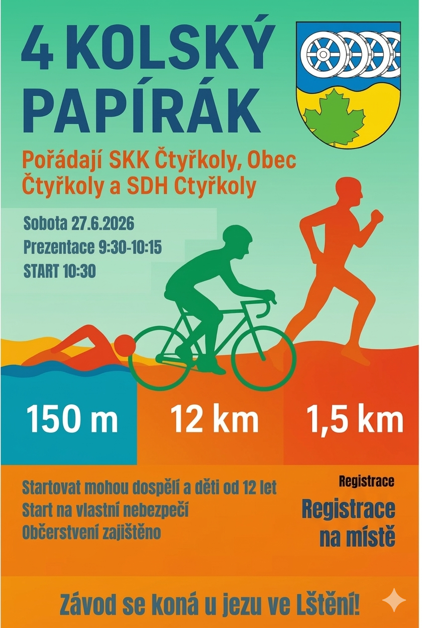 Plakát Čtyřkolský Papírák 2026